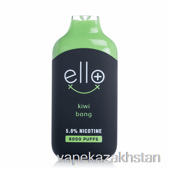 Vape Kazakhstan BLVK ELLO Plus 6000 Disposable Kiwi Bang Ice